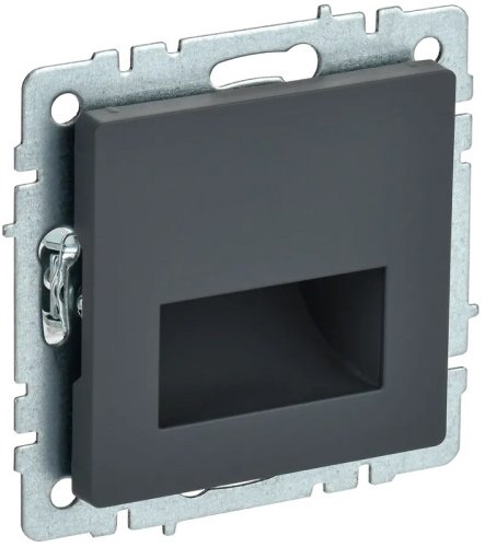 Встраиваемая LED подсветка без рамки IEK Brite ПЛ20-БрГ 1Вт 4000К графит картинка